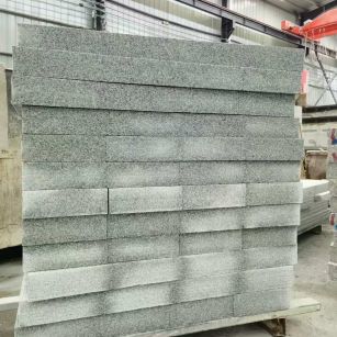 青岛 芝麻白10公分300*600广场地铺，A料定制，尺寸标准，厚薄均匀