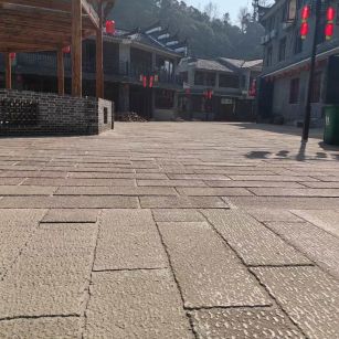 青岛仿古石铺装效果