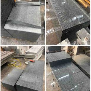 青岛 芝麻黑地铺石材
