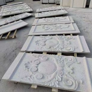 青岛 芝麻白干挂雕花板