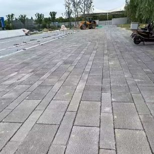 青岛仿古石铺装效果