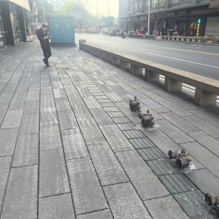 青岛仿古石铺装效果