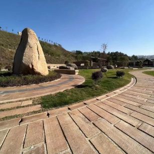 青岛仿古石铺装效果