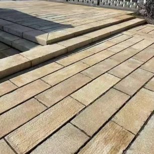 青岛仿古石铺装效果