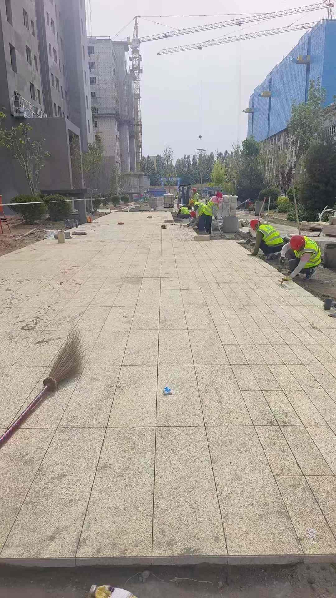 青岛黄金麻荔枝面地铺案例