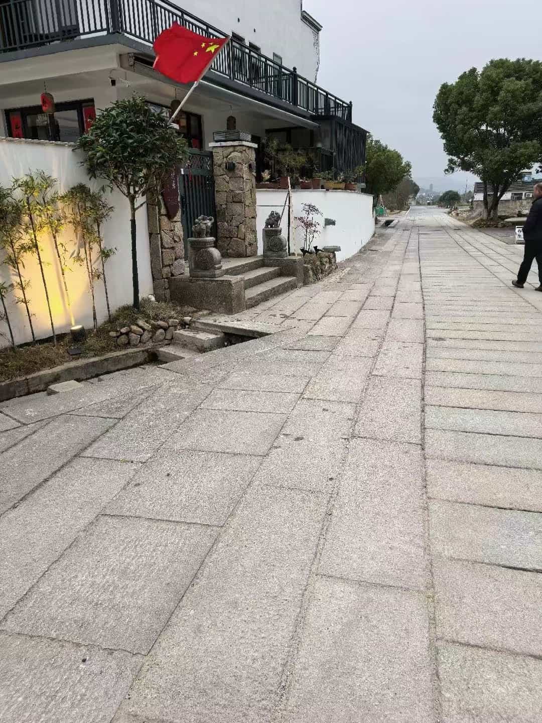 青岛仿古石铺装效果