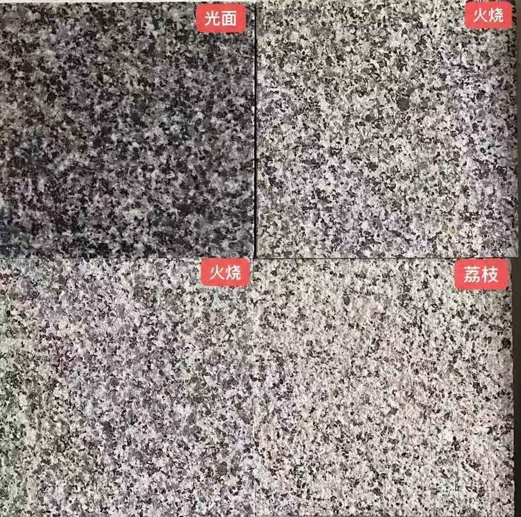 青岛 芝麻黑光面，芝麻黑火烧面，芝麻黑荔枝面