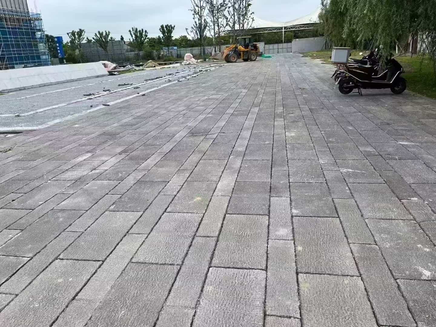 青岛仿古石铺装效果