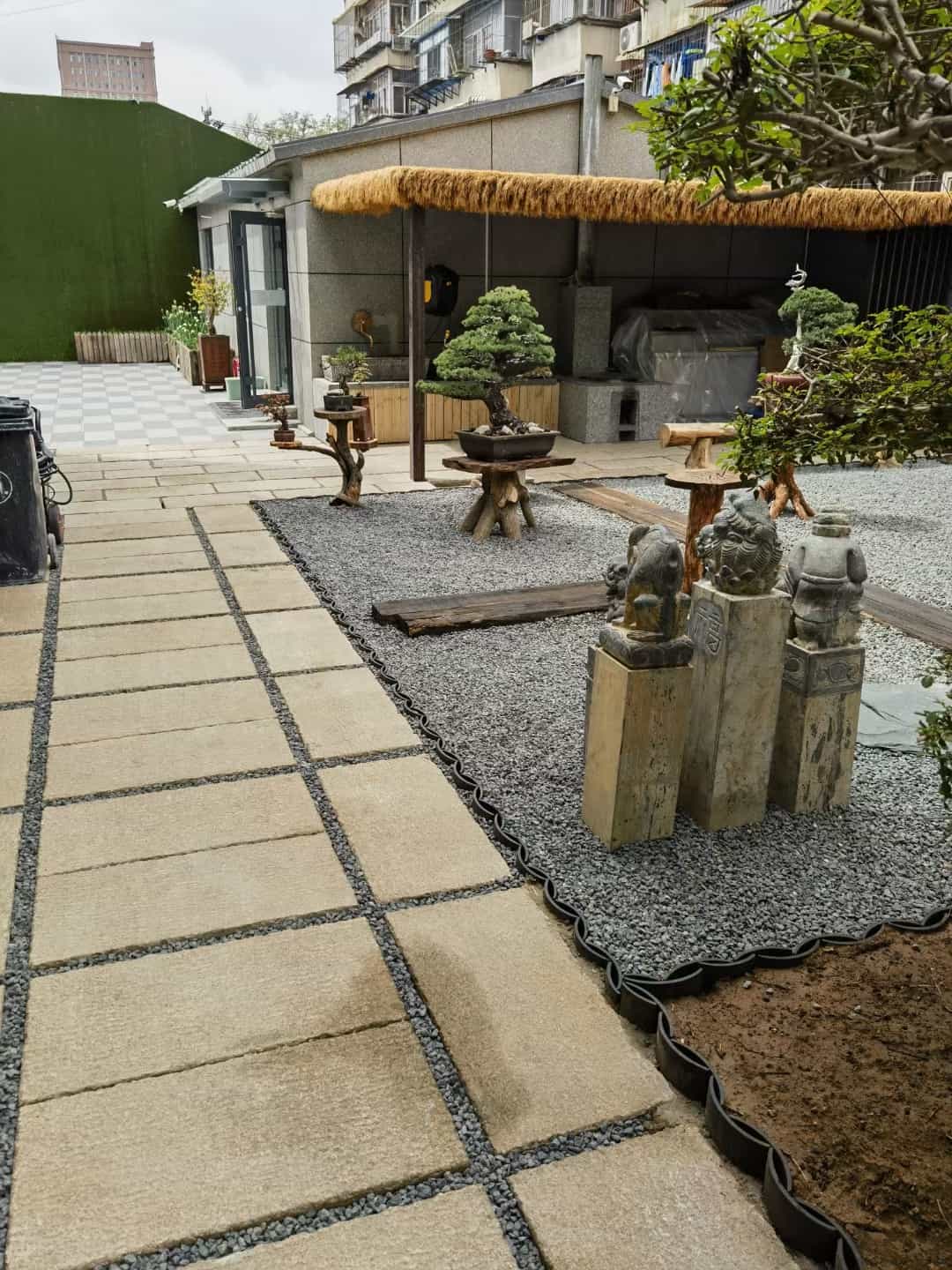 青岛仿古石铺装效果