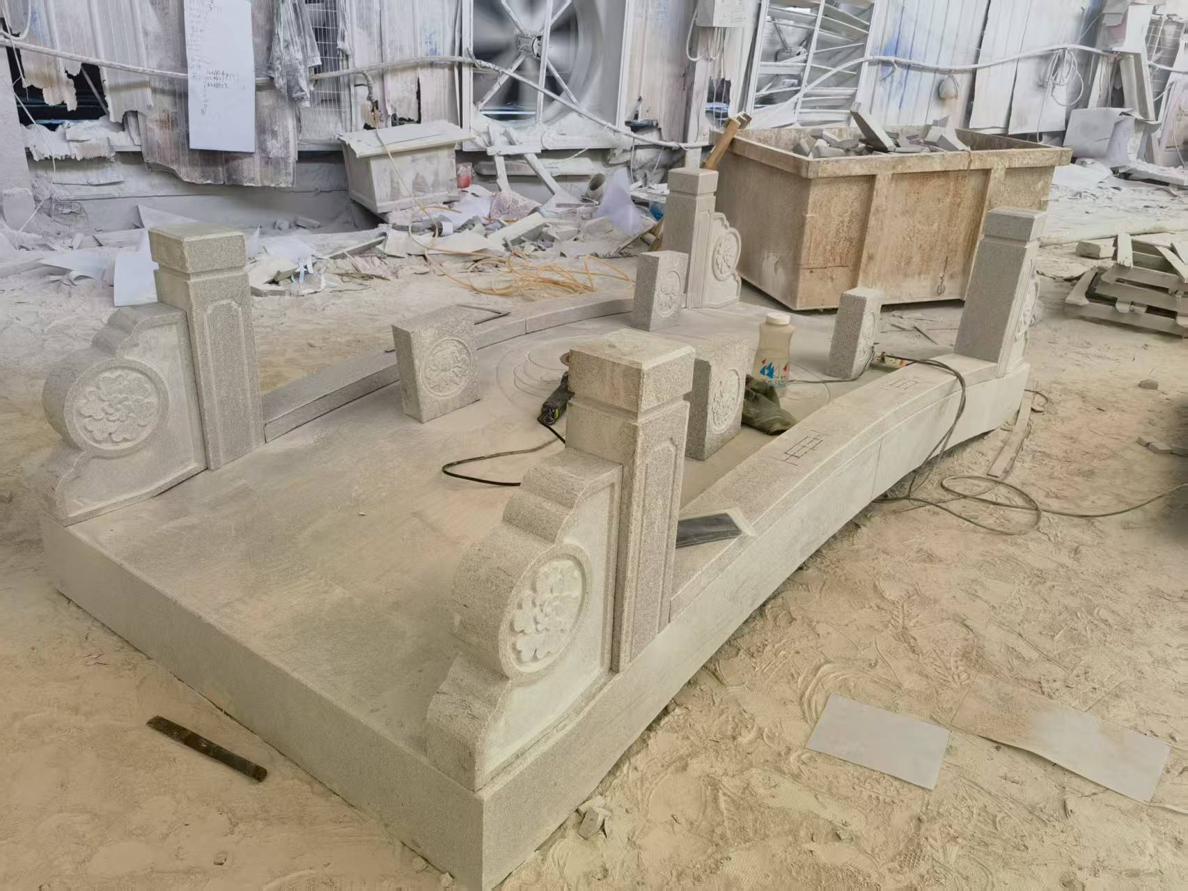 青岛 芝麻灰火烧面石桥-拼装